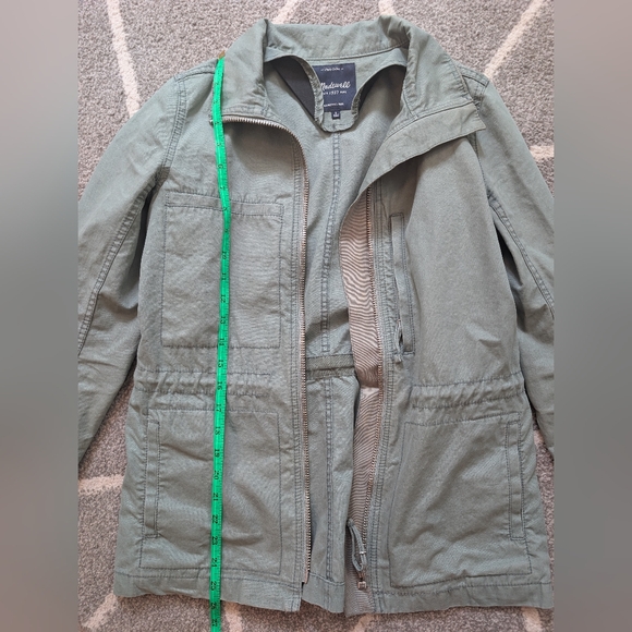 Madewell Women's Full Zip Fleet Utility Jacket Size‎ Small - Picture 6 of 7